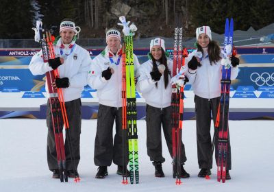 Biathlon: argento per l'Italia nella staffetta mista di Anterselva