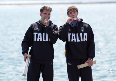 Canoa velocità, C2 500 metri: brilla l'argento di Casadei e Tacchini 
