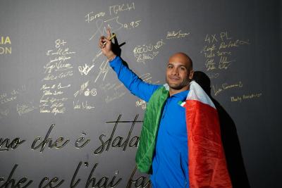 Casa Italia Collection Monaco accoglie l'oro dei 100m Marcell Jacobs