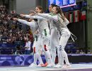 scherma fioretto femminile a squadre ph augusto bizzi agu