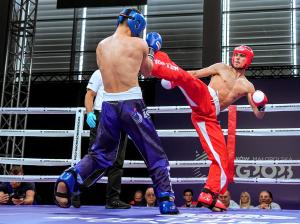 Kickboxing Damiano Salvatore TRAMONTANA v Farid AGHAMOGHLANOV (AZE) Ph Simone Ferraro SFA00659 copia