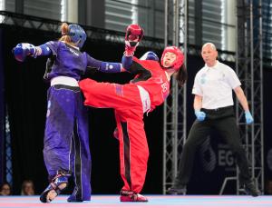 Kickboxing Federica TROVALUSCI v Tyra BARADA (SLO) Ph Simone Ferraro SFA01435