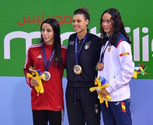Nuoto 400 misti Sara FRANCESCHI Podio ORO foto Simone Ferraro SFA_0492 copia