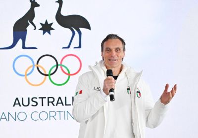 Livigno: l'annuncio dei portabandiera australiani al CPO Aquagranda
