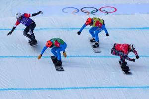 220210 Omar Visintin & Tommaso Leoni Snowboard Cross Uomini Ph Luca Pagliaricci PAG06203 copia