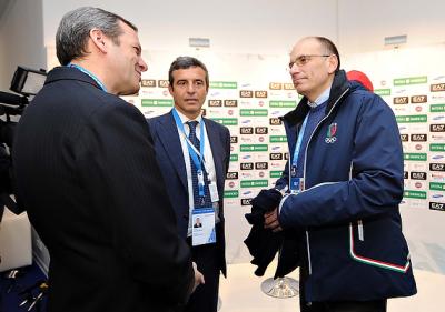 Press Conference  PM Italian Enrico Letta at Italy House