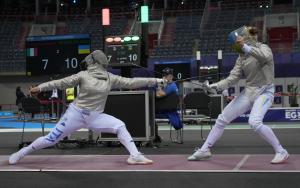 GREGORIO Rossella vs KHARLAN Olga LPA08104 Ph Luca Pagliaricci CONI