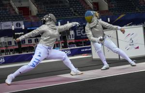 GREGORIO Rossella vs KHARLAN Olga LPA08123 Ph Luca Pagliaricci CONI