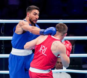 Pugilato Aziz Abbes MOUHIIDINE &ndash;, Jack MARLEY (IRL) 92Kg Ph Simone Ferraro SFA07846 copia
