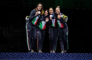 Fioretto a Squadre Femminile Medaglia  Foto Bisi GMT BISI5566